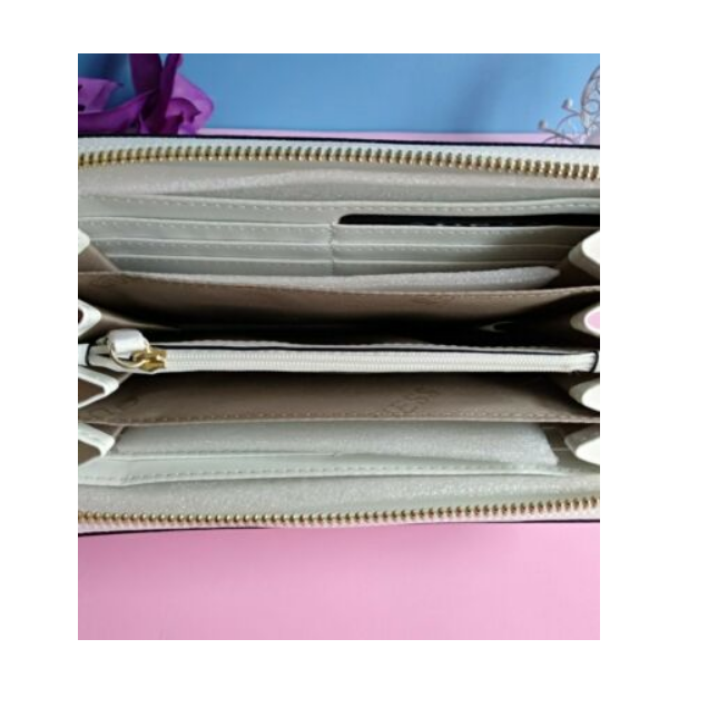 GUESS - monedero blanco y negro 5