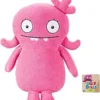Peluche Ugly Dolls Moxy original de Hasbro en color rosa, tamaño grande de 40 cm aprox., con expresión simpática y textura suave. Ideal como muñeco para abrazar y decorar habitación infantil.