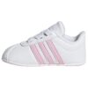 zapatillas bebé adidas blancas con rayas rosas primeras zapatillas niña cómodas y suaves