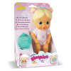 Muñeca Bloopies Sweety 25,5 cm con gafas aletas y bañador rosa para baño