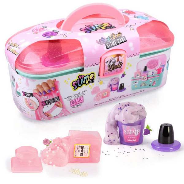 Maletín de slime para niñas So Slime Glam modelo SSC167 con accesorios de diario.