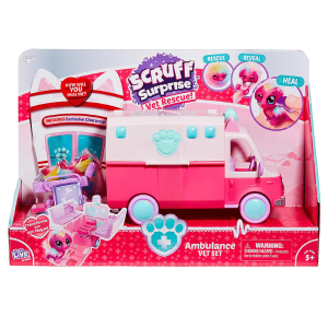 Scruff Surprise Vet Rescue ambulancia playset juguete niña 5 años mascota exclusiva
