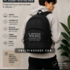 Mochila Vans negra hombre 24 litros para portátil trabajo universidad y uso diario