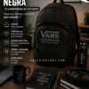 Mochila universidad negra Vans 24 litros para portátil estudios y uso diario