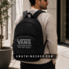 Mochila Vans negra hombre para portátil trabajo universidad y uso diario urbano