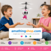robot helicoptero infrarrojo i fly rosa dos niños jugando juguete volador interior regalo infantil
