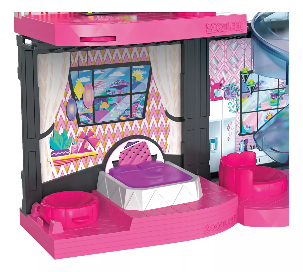 ZOOBLES MAGIC MANSION - Casa Mágica Transformable con Figura Exclusiva Z-Girl - Imagen 9