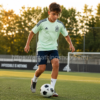 Camiseta entrenamiento Selección Española Adidas juvenil Adolescente entrenando fútbol con camiseta oficial Selección Española Adidas FI6276 verde menta