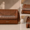Bolso Desigual mujer marrón premium con compartimentos y diseño elegante urbano