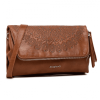 Bolso Desigual mujer marrón bandolera con mandala de tachuelas elegante para uso diario trabajo y viaje