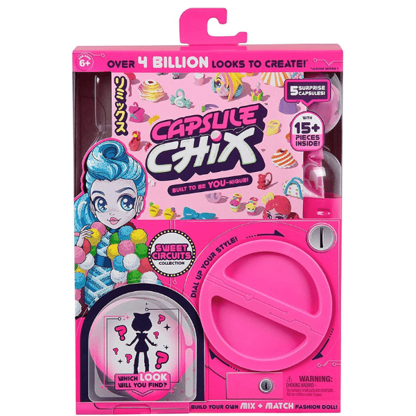Capsule Chix Sweet Circuits Muñeca Sorpresa para Niña Muñeca sorpresa Capsule Chix Sweet Circuits con cápsulas para niña