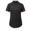 Camiseta adidas Alemania mujer negra EH6115 vista frontal