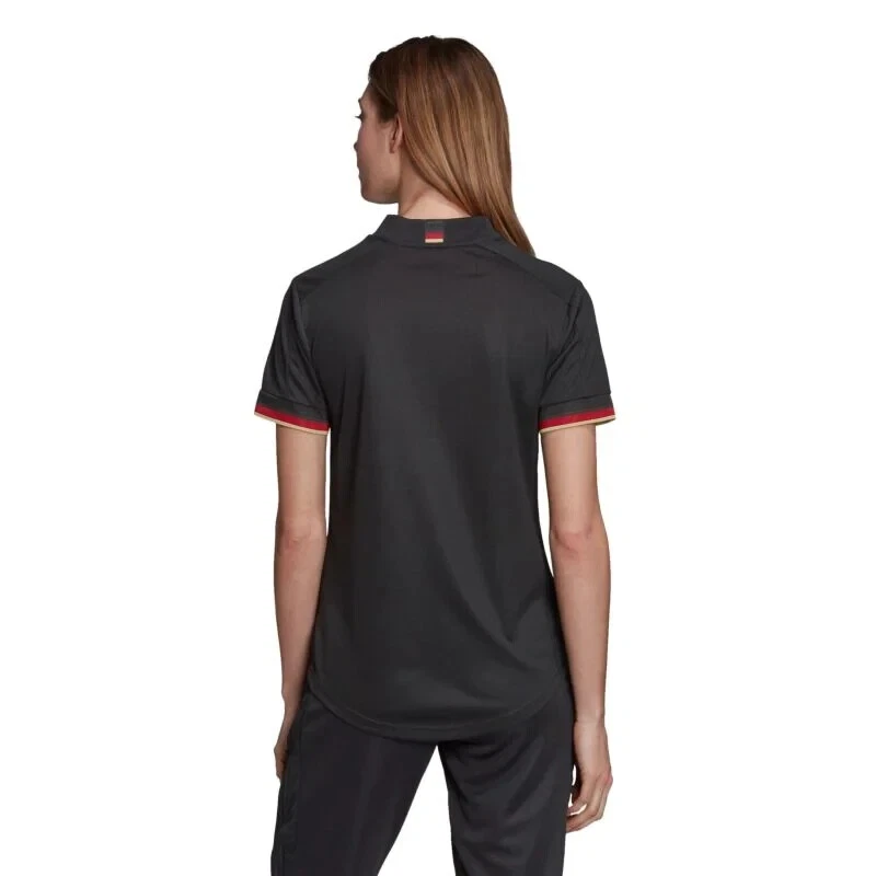 Camiseta Alemania mujer adidas EH6115 negra vista trasera
