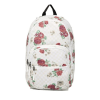 mochila Vans blanca con flores tropicales y compartimento para portátil 25 litros