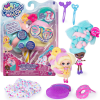 Pack Candylocks Sweet Treats BFF con 2 muñecas sorpresa y cabello largo tipo algodón de azúcar. Caja con diseño dulce y colorido que muestra el pelo suave y perfumado de las muñecas. Juguete ideal como regalo para niñas creativas que disfrutan peinar y coleccionar muñecas.