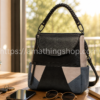 mochila bolso mujer desigual negra azul 2 en 1 con movil llaves gafas uso diario trabajo comoda