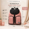 Mochila Vans mujer rosa Geomancer II lifestyle urbana y casual Mochila Vans Geomancer II Rose Dawn rosa mujer para universidad, viajes y uso diario