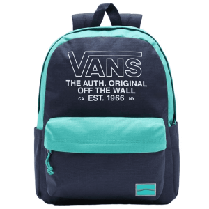 ochila Vans Old Skool H2O verde azul unisex 22 litros con compartimento portátil