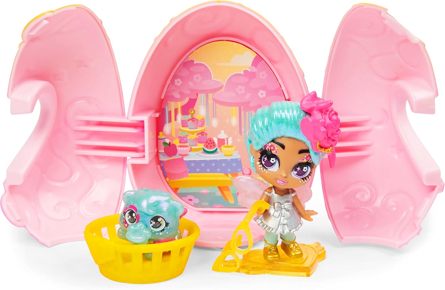muñeca sorpresa Shimmer Babies con accesorios juguete niña regalo sorpresa con casa y mascota