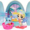 Hatchimals Pixies Shimmer Babies con muñeca brillante y baby hatchimal dentro de huevo sorpresa, juguete pequeño para niña portátil y coleccionable.