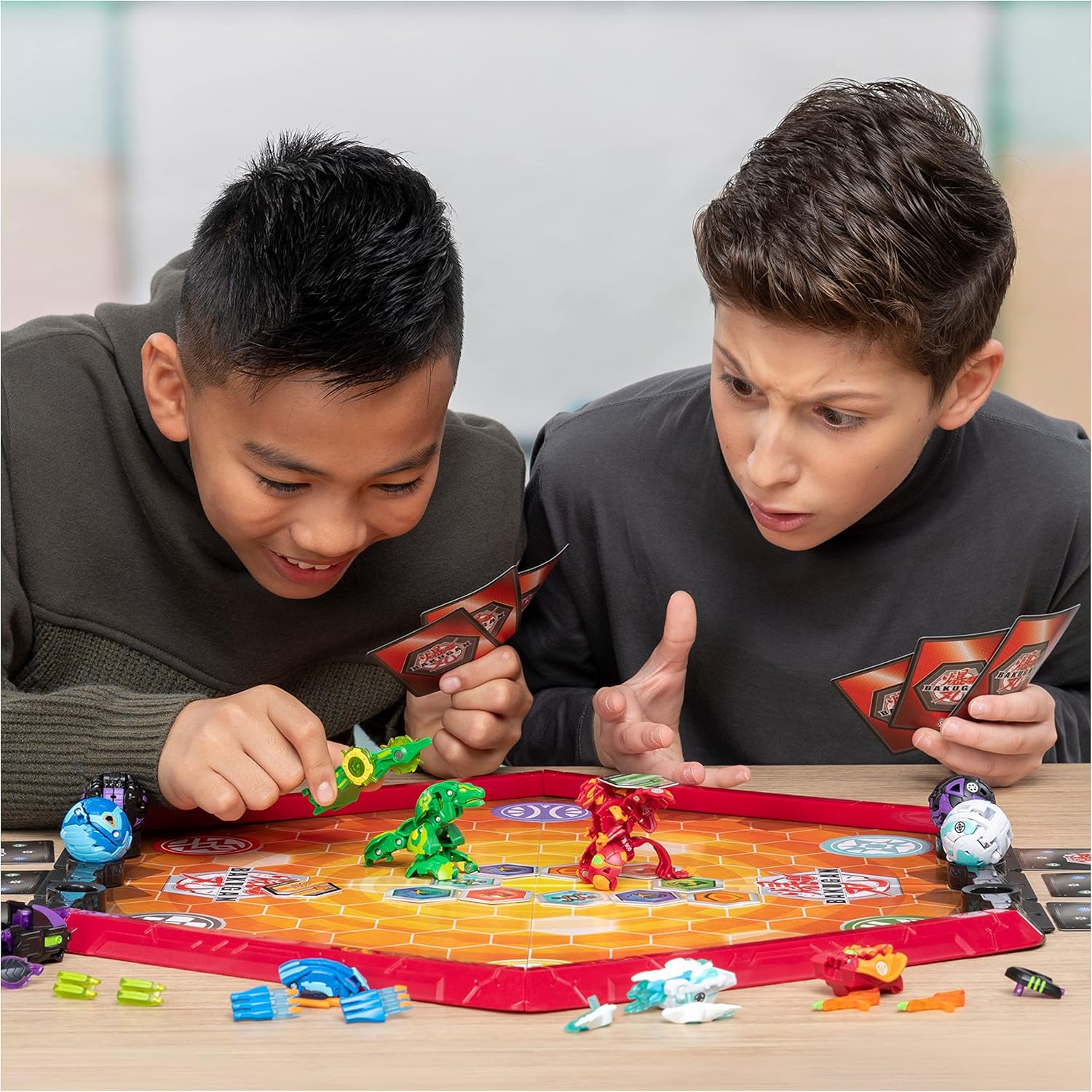 BAKUGAN - Bakugan Battle Arena Nillious x Efreet 6056040 Campo Batalla Niños 6+ Exclusivo - Imagen 7