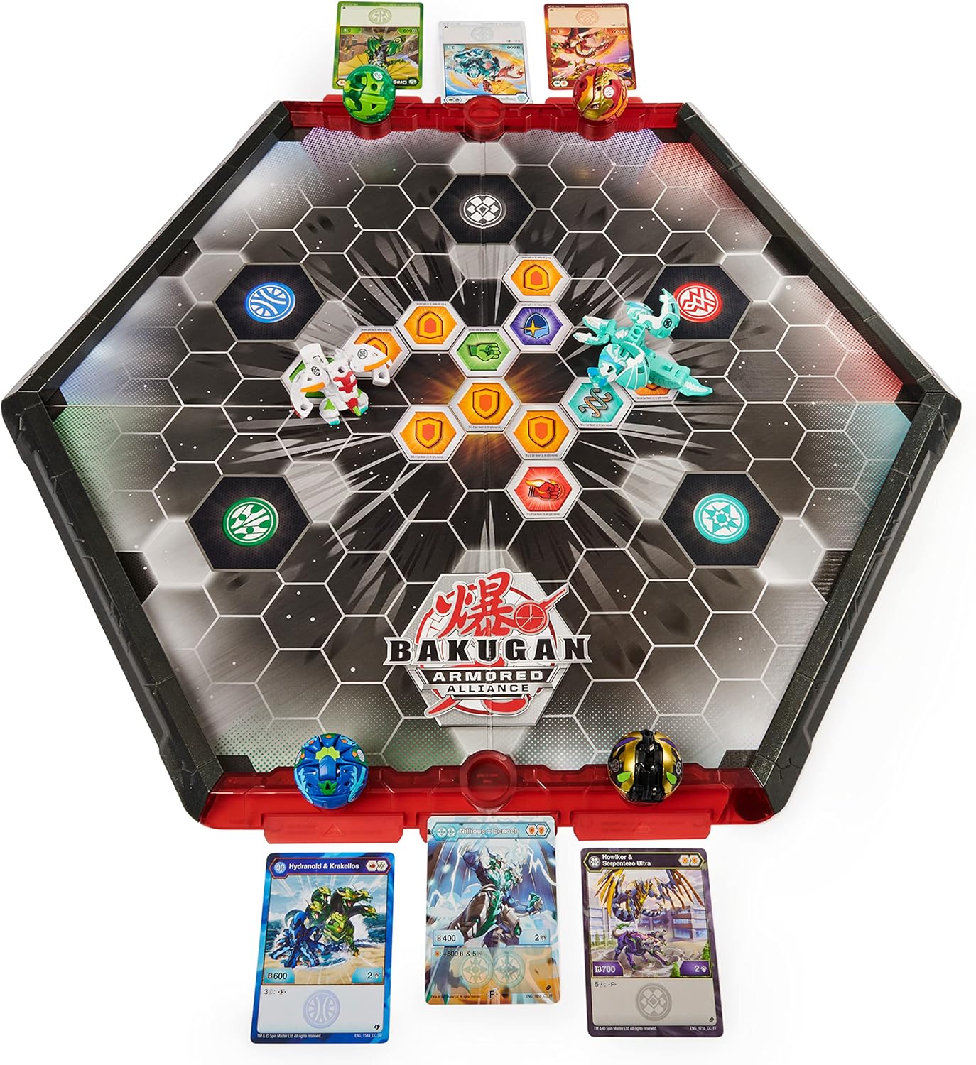 BAKUGAN - Bakugan Battle Arena Nillious x Efreet 6056040 Campo Batalla Niños 6+ Exclusivo - Imagen 8