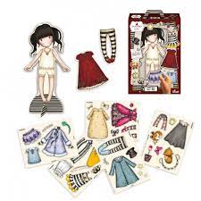 juego vestir muneca gorjuss magnetico con vestidos ropa y accesorios infantiles