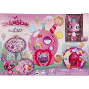 Bubiloons Bubi-Lab laboratorio creativo para hacer globos con figura exclusiva y accesorios para niñas a partir de 5 años