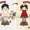antes y despues juego vestir muneca gorjuss ruby con ropa magnetica creativo para ninas regalo infantil
