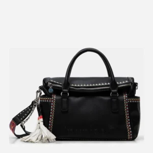 DESIGUAL - Bolso de Hombro Cetaway Loverty Negro