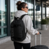 Mochila VANS Essential Pack Large negra para mujer de viaje