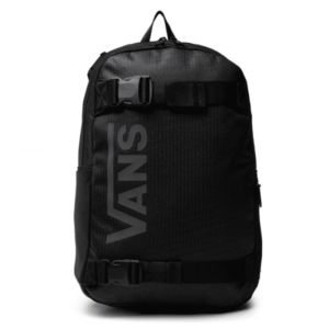 Mochila Vans Essential Pack Large negra unisex con compartimento portátil y correa skate