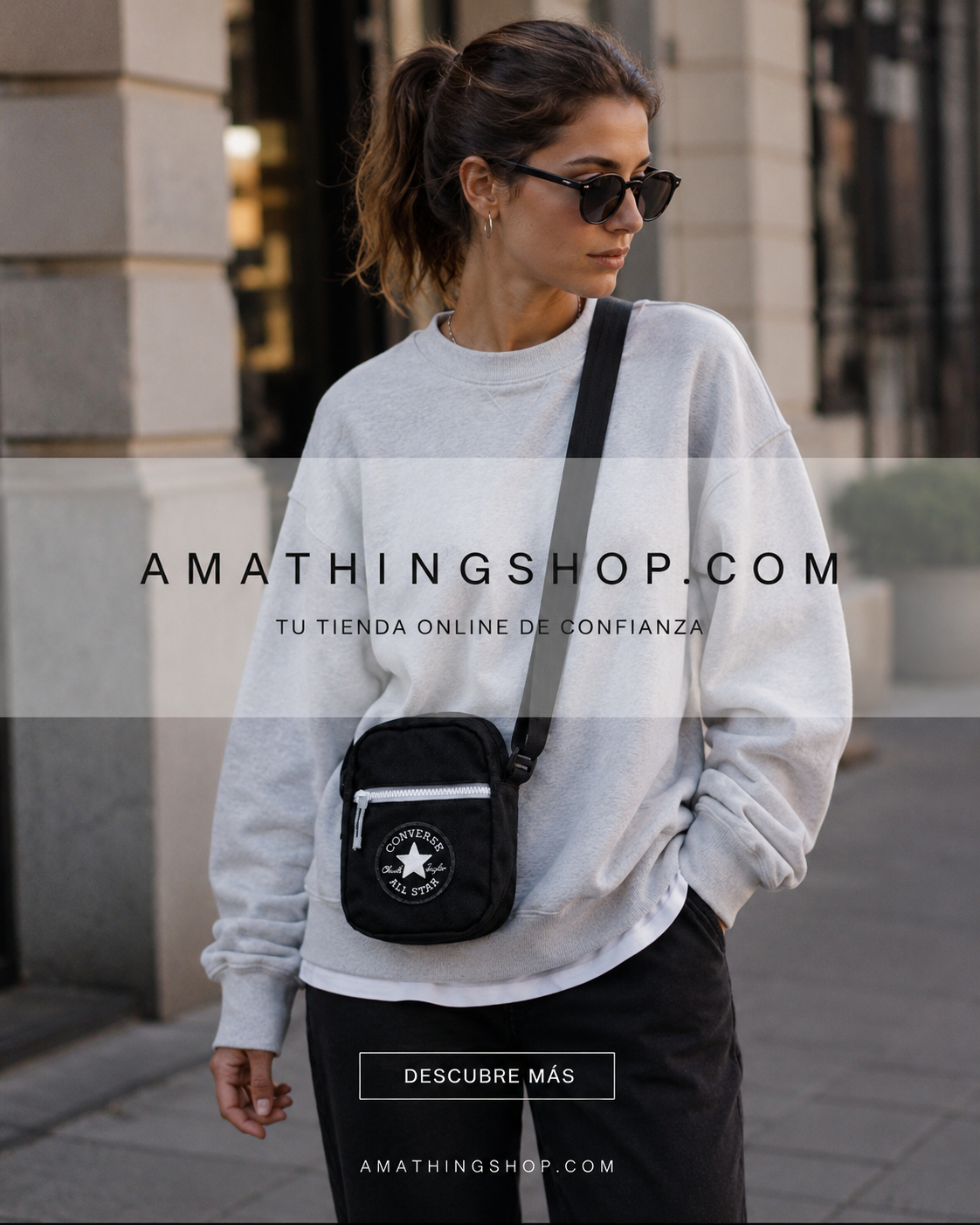 Bandolera Converse Negra Mujer Crossbody Urbana All Star Bandolera Converse Negra Mujer Crossbody Urbana All Star