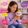 niña abrazando muñeco Distroller Neonato Jip Jip Filin amarillo descatalogado original juguete ideal para regalar