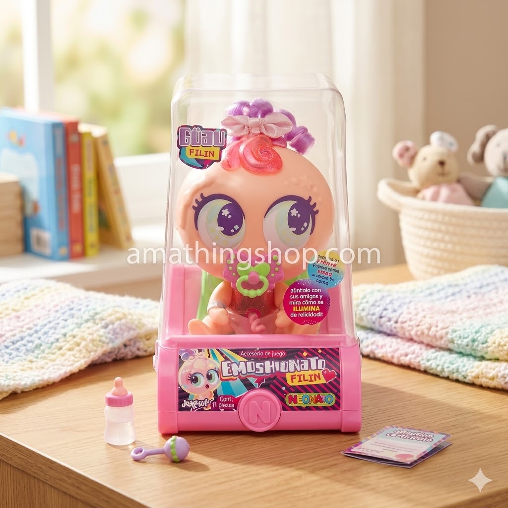 Neonato Emoshionato Guau Filin Naranja de Distroller interactivo con luz y sonido - Foto de amathingshop.com