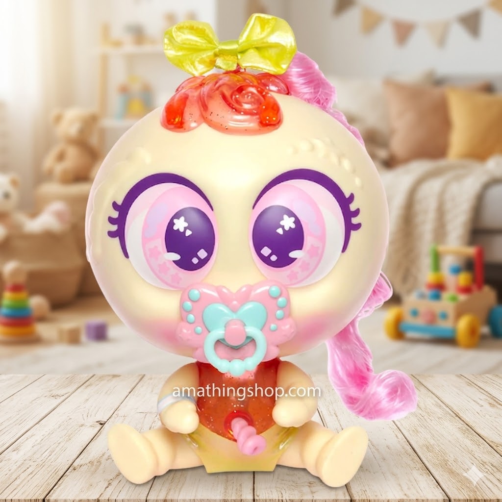 Muñeco Neonato Jip Jip Filin Amarillo original de Distroller con certificado de adopción en entorno real - amathingshop.com