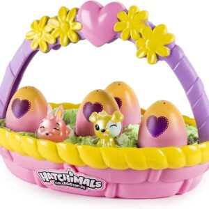 Hatchimals cesta con 6 huevos sorpresa pastel juguete coleccionable niña modelo 6041272 edición limitada