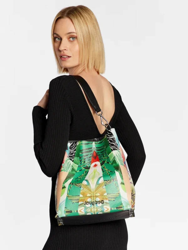 Bolso Desigual Virtual Pink Butan Verde Multicolor Mujer 22SAXP71/4000