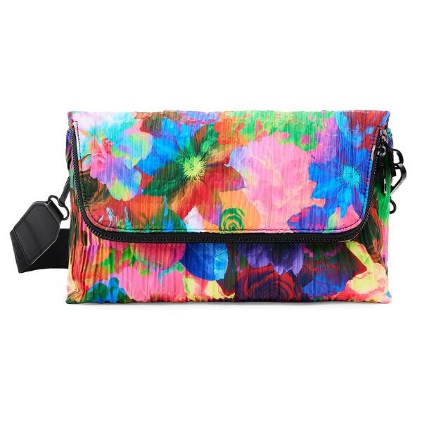 Bolso bandolera Desigual Borealis Venecia multicolor con estampado floral para mujer