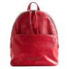Mochila Desigual Back Rising Mombasa Mini roja para mujer con textura en relieve, cierre de cremallera y formato compacto. Modelo práctico para uso diario, oficina, paseos, viajes cortos, salidas informales y regalo especial.