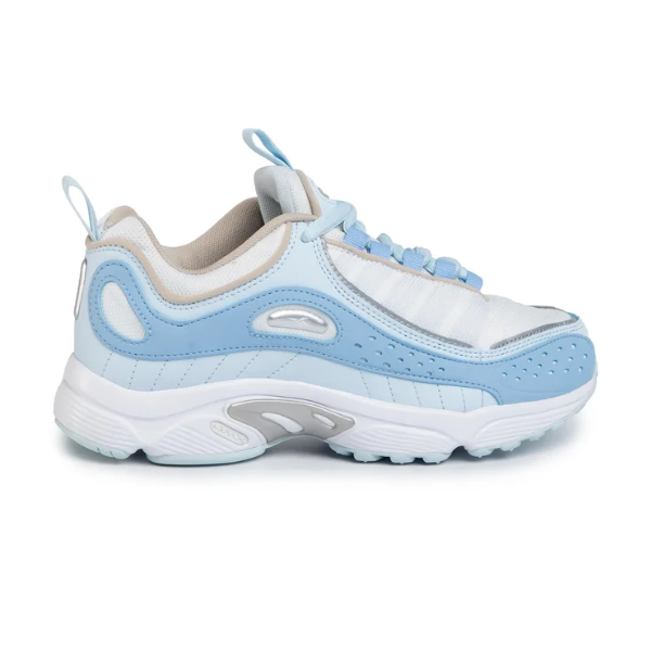 Zapatillas Reebok Daytona DMX II mujer color azul y turquesa con estilo retro talla 38
