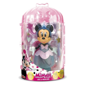 Muñeca Minnie Mouse Princesa 15 cm con 3 vestidos intercambiables Disney IMC Toys
