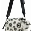 bolso pequeno mujer con estampado blanco y negro bandolera elegante estilo moderno para salir