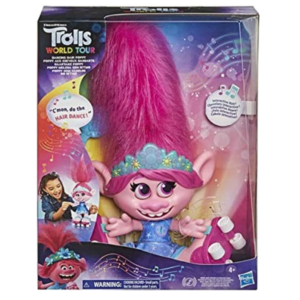 Muñeca Trolls Poppy musical interactiva 35 cm con luces sonido y movimiento juguete niña