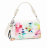 Bolso bandolera pequeño Desigual Phuket Mini multicolor con estampado de flores.