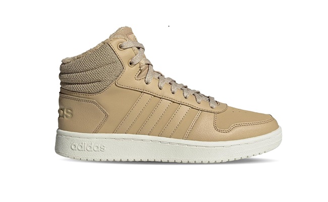 hoops5 Adidas Hoops 2.0 Mid Mujer Beige GZ8039 Zapatillas Invierno