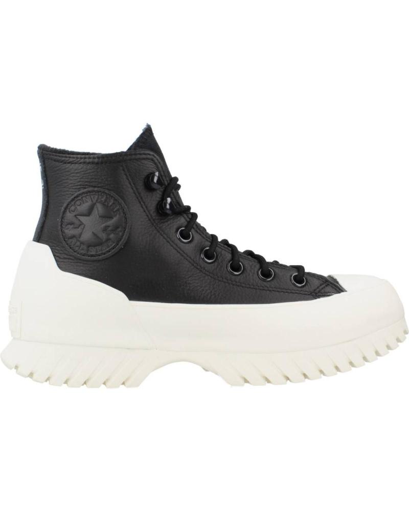 Zapatillas Converse Chuck Taylor Lift Winter 2.0 mujer negro, botas plataforma invierno