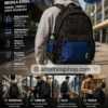 mochila adidas grande 30 litros comoda para viajar trabajo universidad con compartimentos portatil uso diario resistente