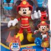 MICKEY6 mickey mouse bombero figura articulada 15 cm disney junior con accesorios