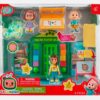 COCOMELON Playset Cocomelon Escuela con 3 figuras JJ y Bella juguete educativo infantil 3 años con accesorios de colegio.